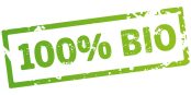grner stempel 100% Bio vektor